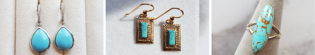 Arizona Turquoise and Inlaid Jewelry