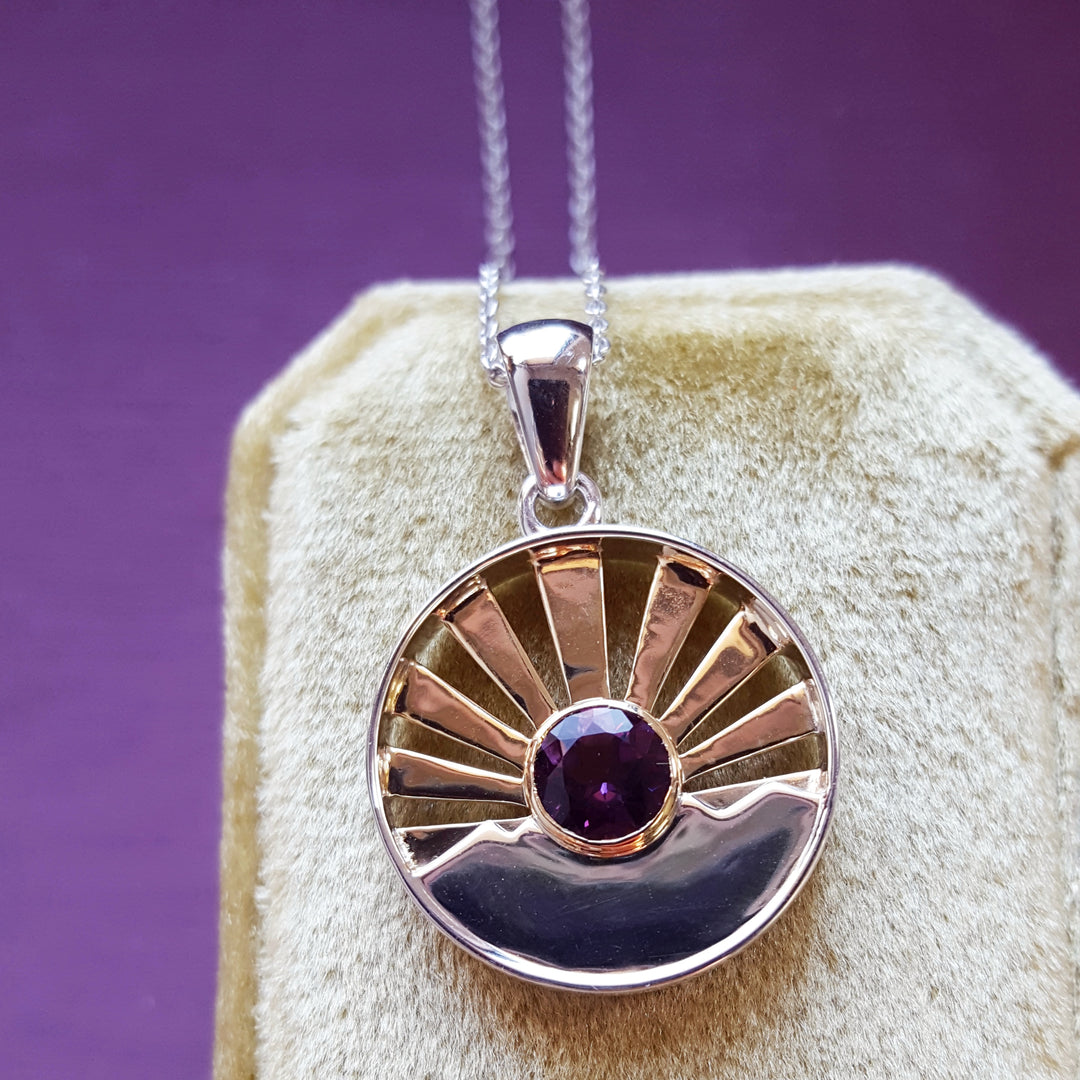 Arizona Amethyst Horizon Pendant