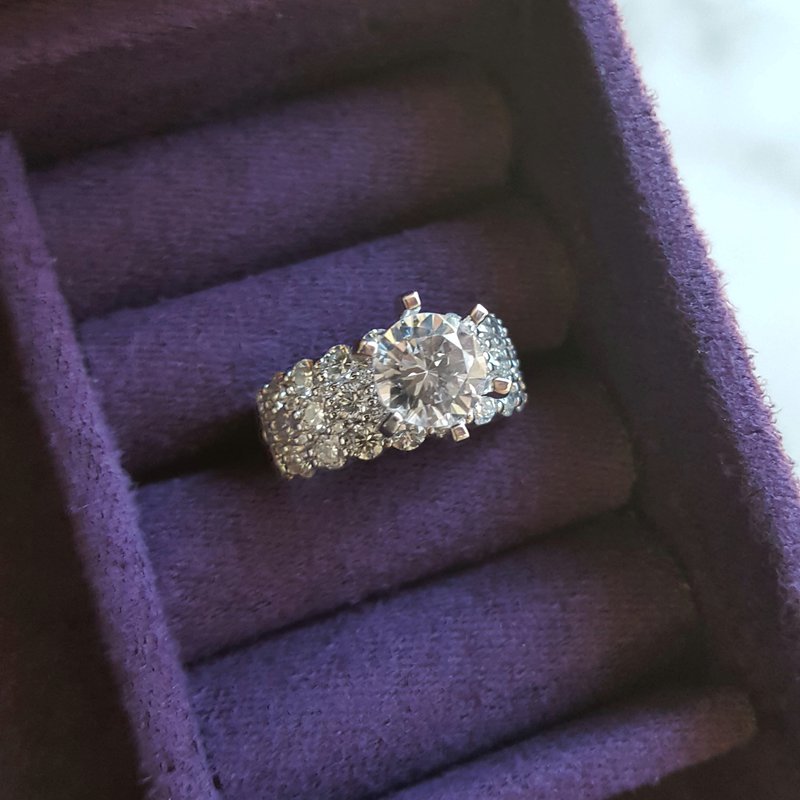 Sami Fine Jewelry Statement Diamond Engagement Ring