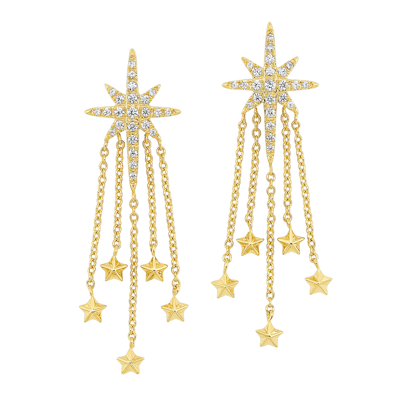 Sami Fine Jewelry Star Burst Earrings