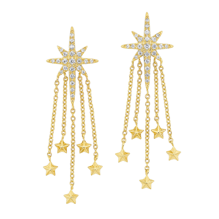 Sami Fine Jewelry Star Burst Earrings