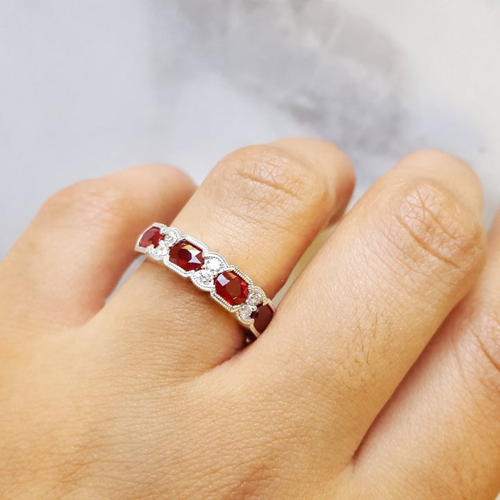 Allison Kaufman 14KT Gold Ruby Ring