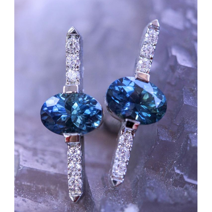 American Gem Collection™ Drop Earrings ECC216MS2WI